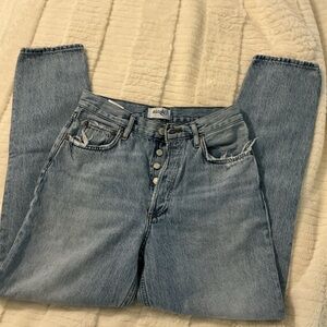 Agolde Women's High Rise Blue Jeans Style A182-983